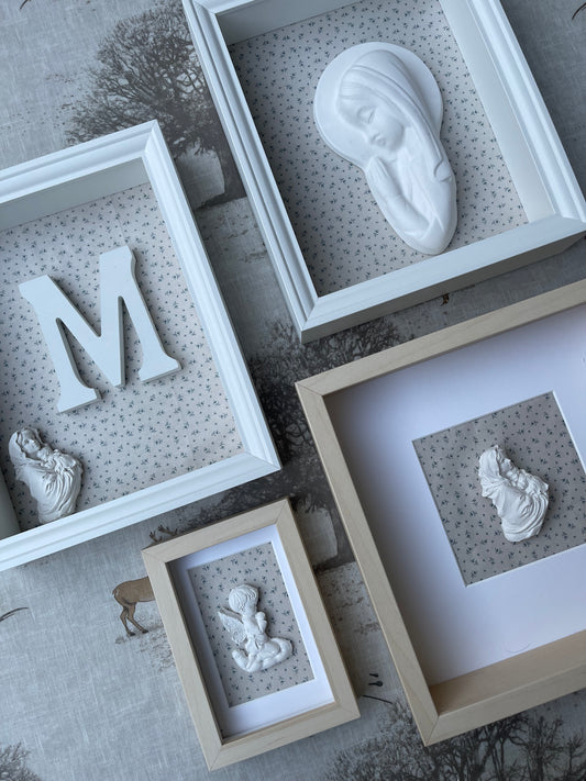 Angel de la Guarda florecitas azules (mini)