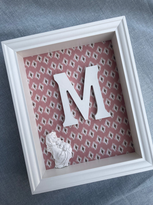 Letra con Virgen y Niño Jesús Mallorca