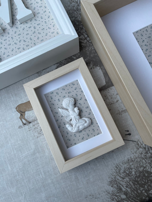 Angel de la Guarda florecitas azules (mini)