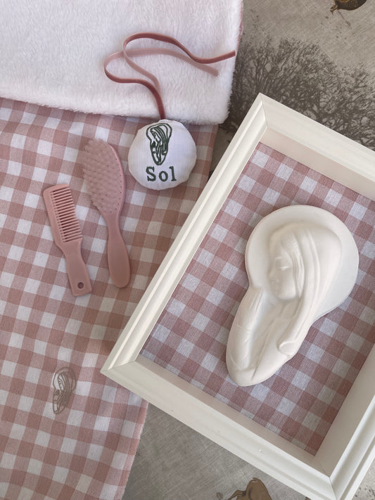 Virgen Niña Vichy rosa