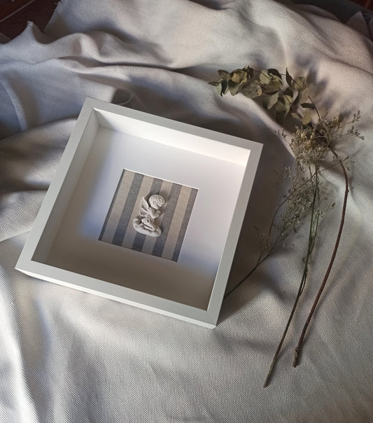 Ángel de la Guarda rayas azules (grande)