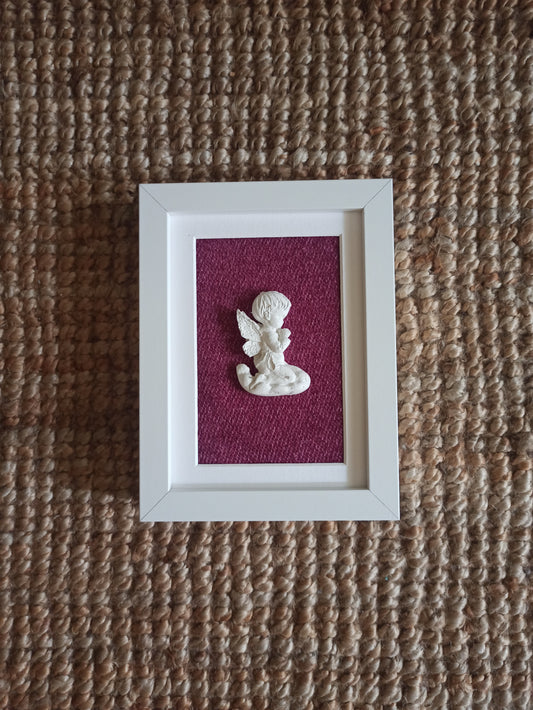 Ángel de la Guarda frambuesa (pequeño)