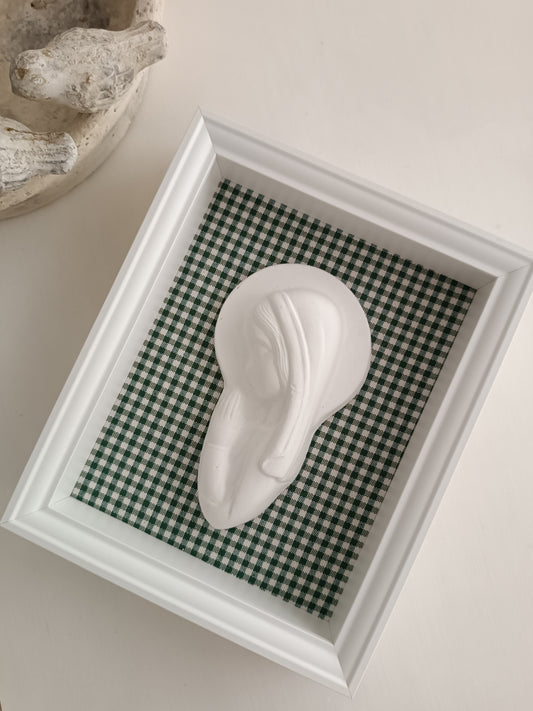 Virgen Niña vichy verde